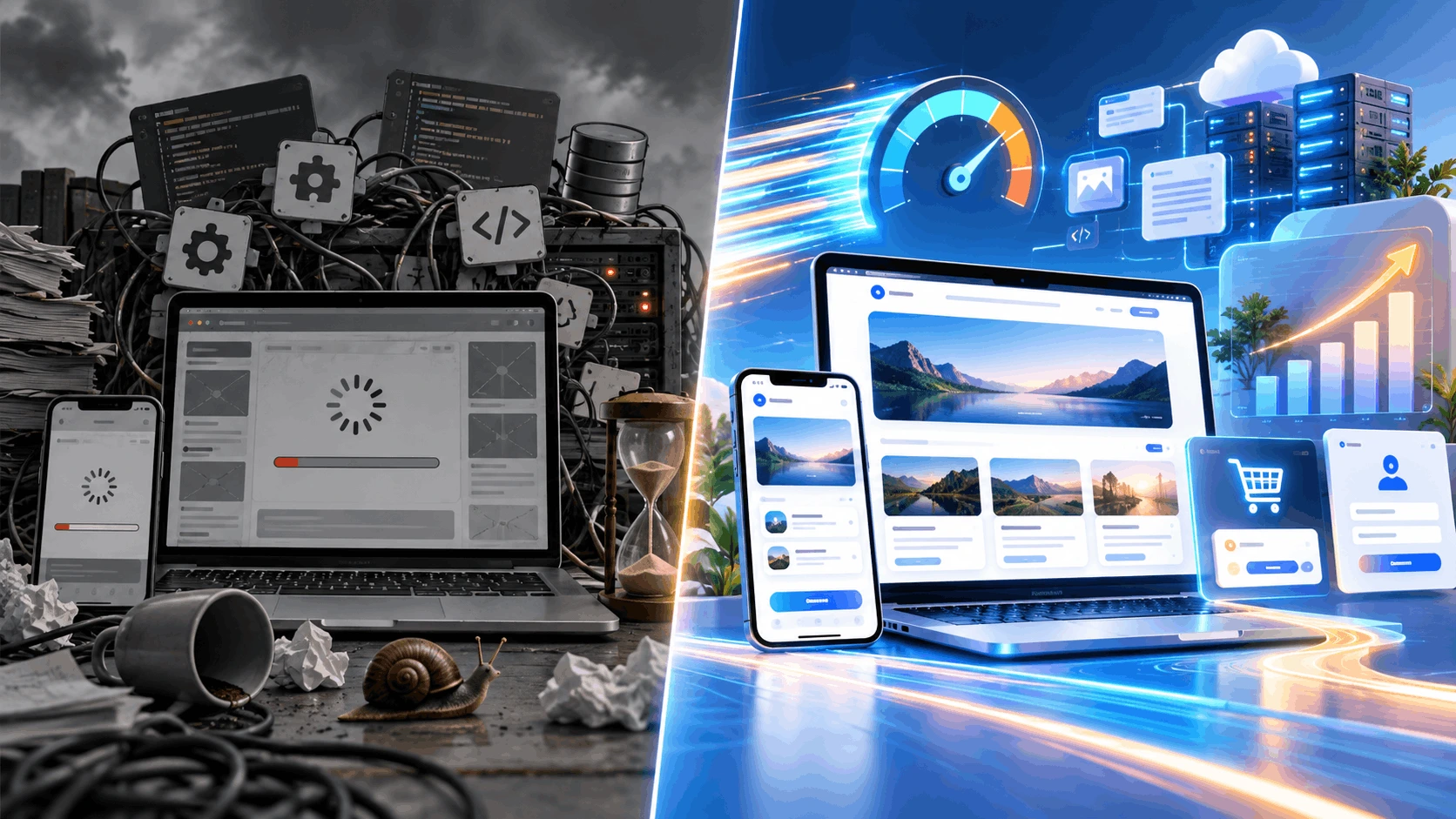 Next.js 16 vs Traditional CMS: The Speed & Conversion Benchmark